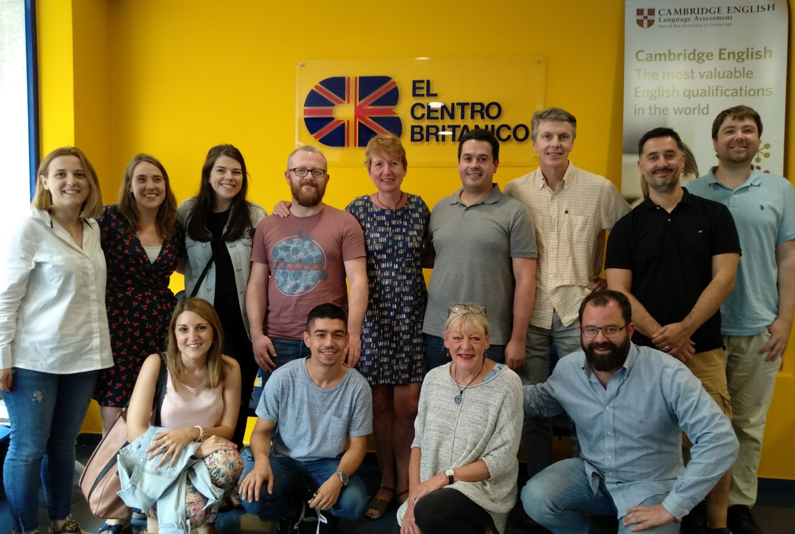 CELTA students and teachers at International House Santiago de Compostela