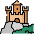 A cartoon of a castle on a rock

AI-generated content may be incorrect.